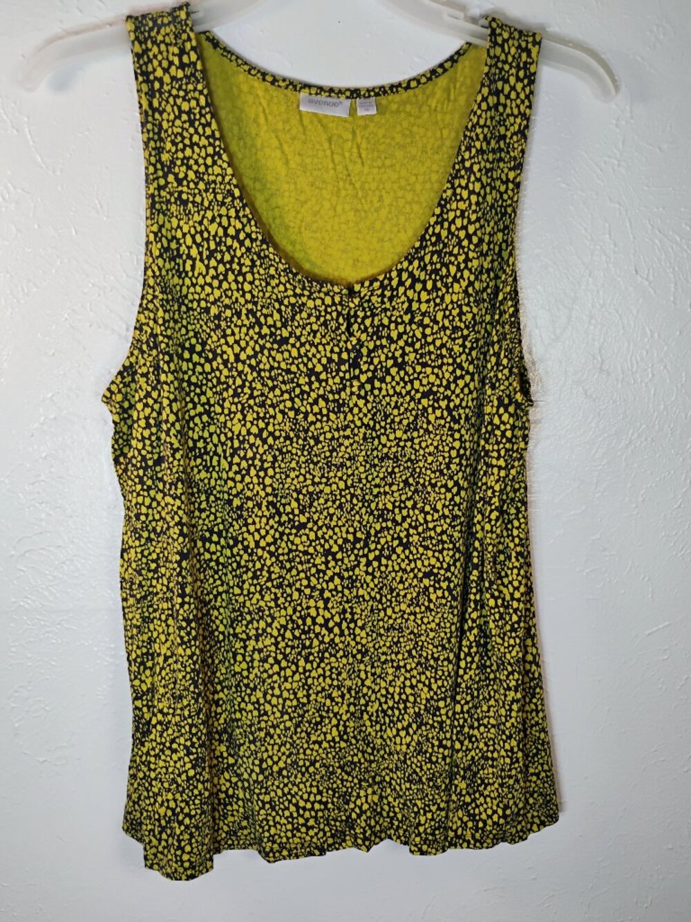 Avenue Women’s Green and Black Tank Top – Size 2X